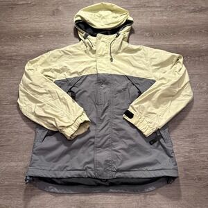 Nike ACG Jacket Women Medium Yellow Grey Nylon Storm-FIT Gorpcore Hiking Vintage